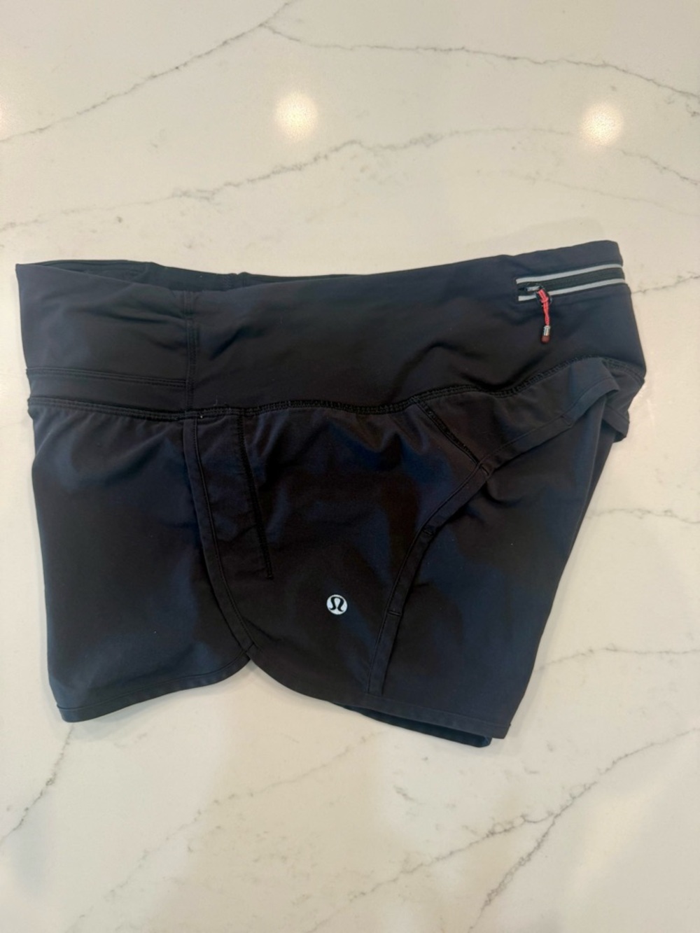 Lululemon Black Athletic Skort with Zip Pocket
